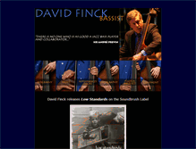 Tablet Screenshot of davidfinck.net